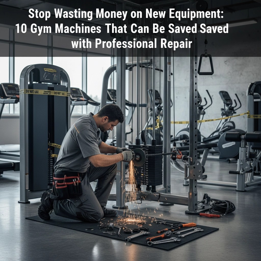 Stop Wasting Money on New Equipment: 10 Gym Machines That Can Be Saved with Professional Repair